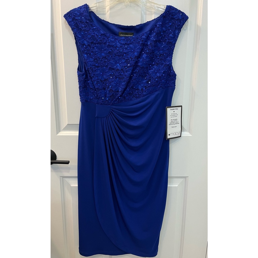 Connected Apparel Sleeveless Cocktail Dress